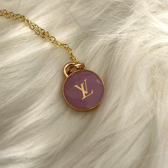 Authentic Louis Vuitton charm Necklace UPCYCLED - Picture 6 of 10